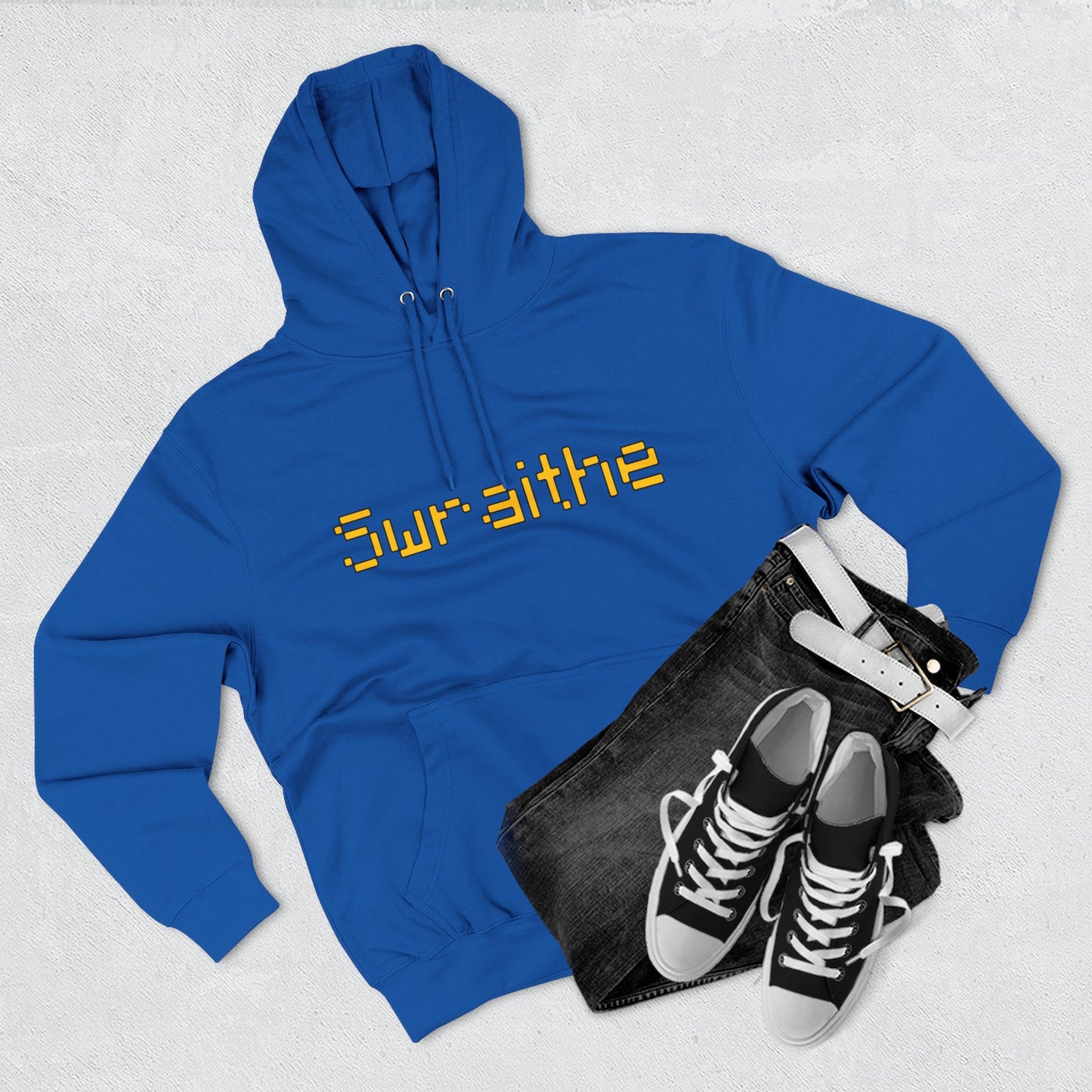Swraithe Minecraft Text Three-Panel Fleece Hoodie