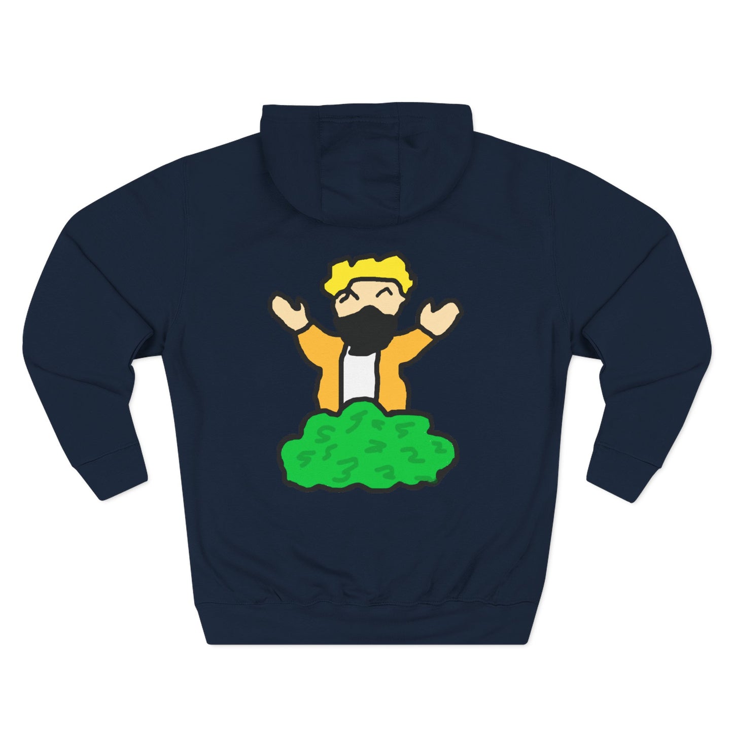 Swraithe in a Bush Three-Panel Fleece Hoodie