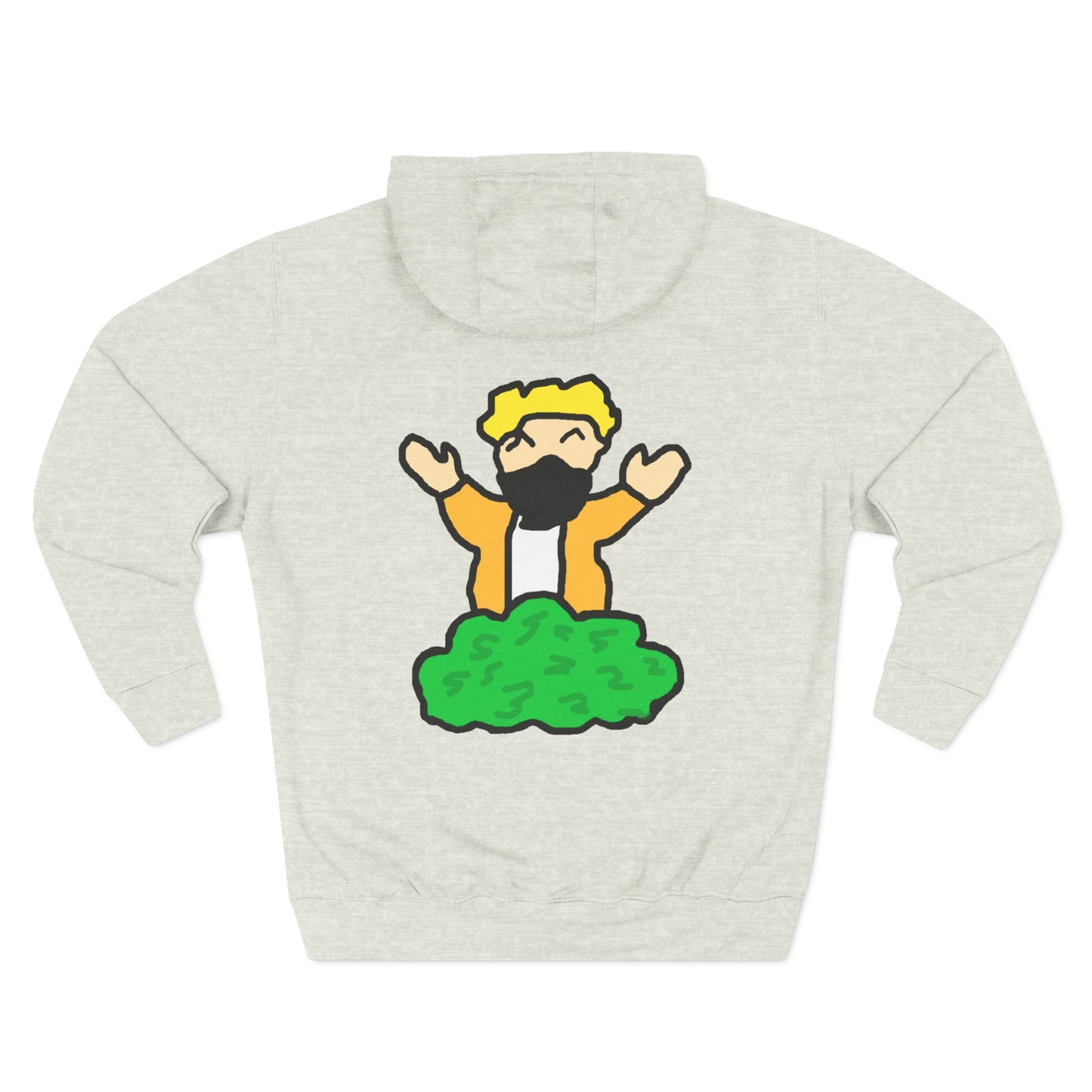 Swraithe in a Bush Three-Panel Fleece Hoodie
